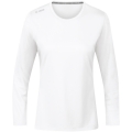 JAKO Sport-Langarmshirt Run 2.0 (100% Polyester, atmungsaktiv) weiss Damen